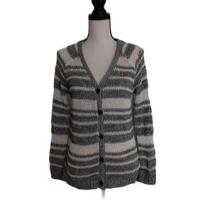 Rag & Bone V Neck Open Weave Cardigan